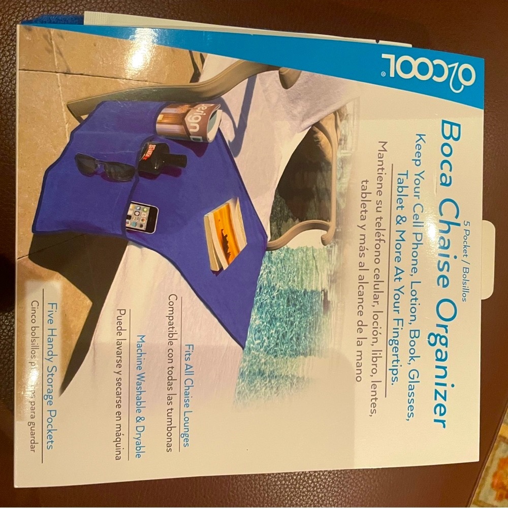 NW BOCA CHAISE ORGANIZER